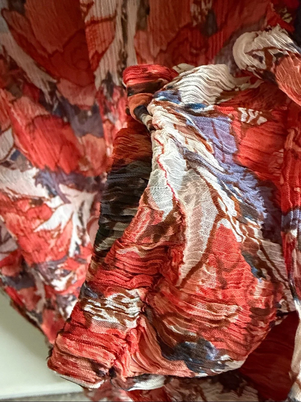 Anthropologie Mes Demoiselles Red Floral Maxi Dress - Picture 11 of 12